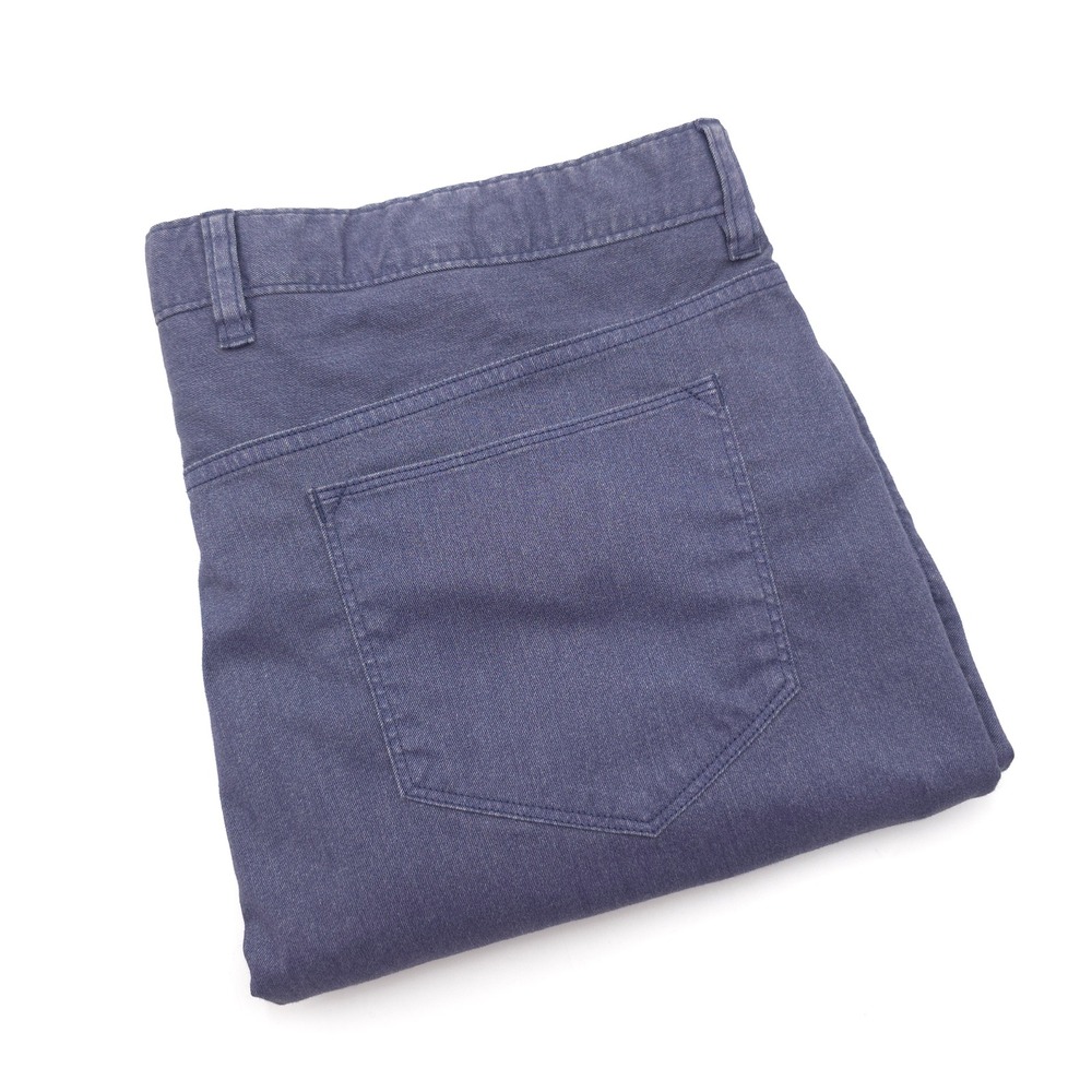 Johnston & Murphy XC4 Extreme Comfort Slim Fit Pants Blue 36W x 30L Pima Cotton